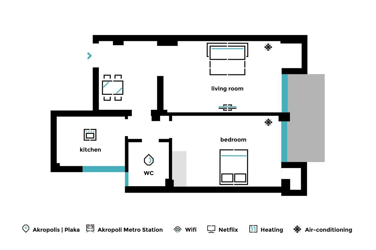 Apartament Bright Flat Near The Acropolis By Upstreet Ateny Zewnętrze zdjęcie